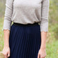 Pleated Poise Maxi Skirt Skirts
