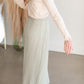 Pleated Print Maxi Skirt Skirts Polagram