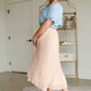 Pleated Print Maxi Skirt Skirts Polagram