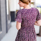 Plum Floral Maxi Dress Dresses Mikarose