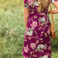 Plum Floral Pocket Midi Dress - FINAL SALE Dresses