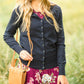 Plum Floral Pocket Midi Dress - FINAL SALE Dresses