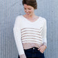 Pocket Stripe Color Block Top - FINAL SALE Tops