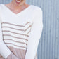 Pocket Stripe Color Block Top - FINAL SALE Tops