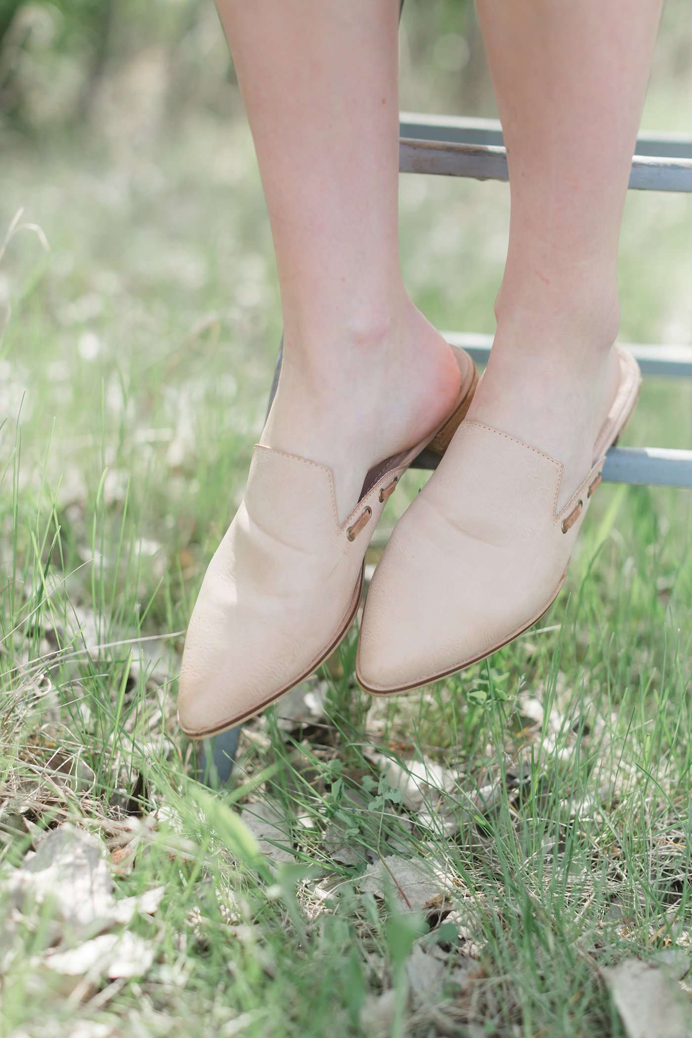 Pointed Toe Leather Mule - FINAL SALE Shoes