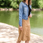 Polka Dot Button Up Midi Skirt - FINAL SALE Skirts