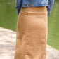 Polka Dot Button Up Midi Skirt - FINAL SALE Skirts