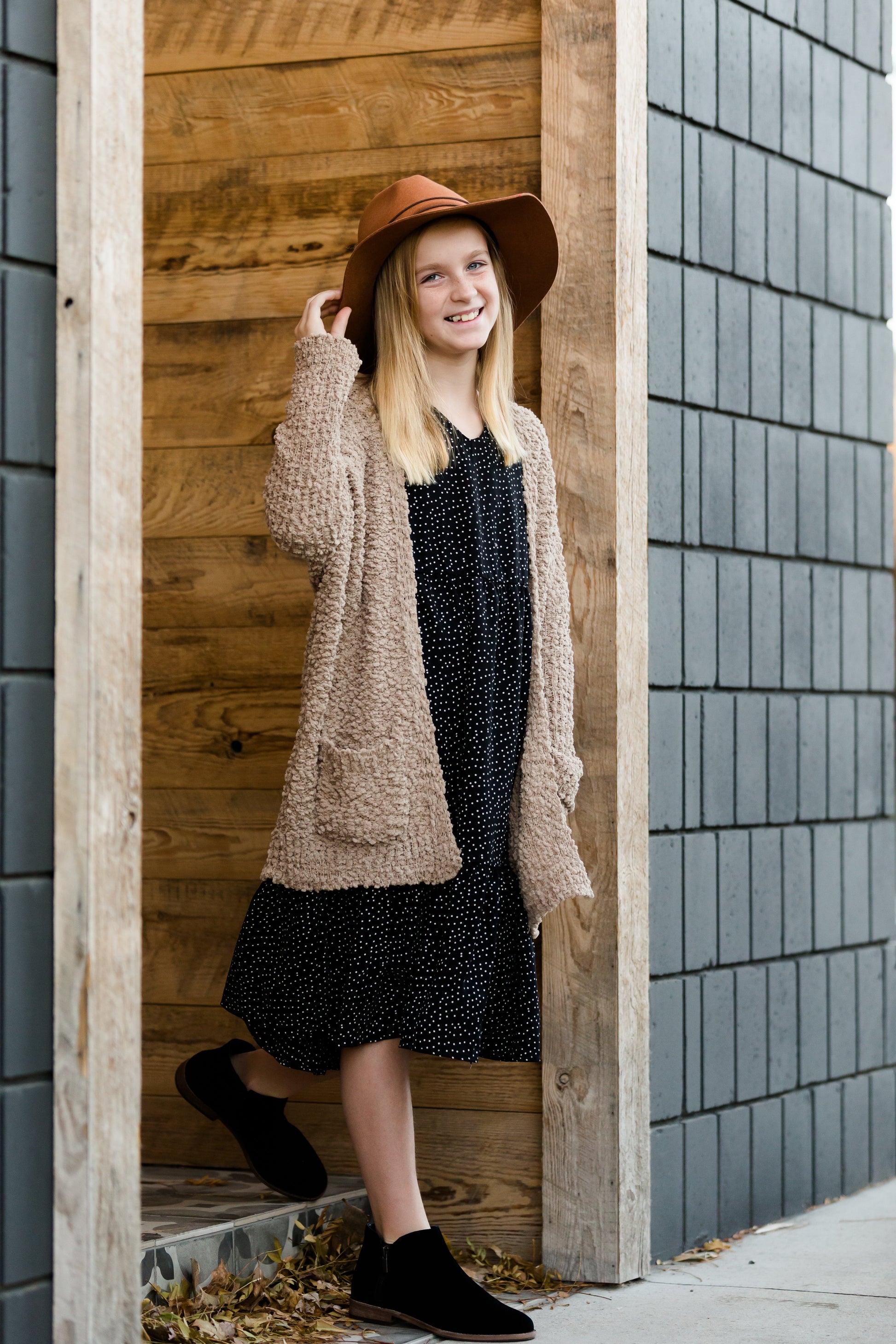 Polka Dot Ruffle Midi Dress - FINAL SALE Dresses