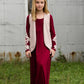 Poodle Knit Open Front Vest - FINAL SALE Tops