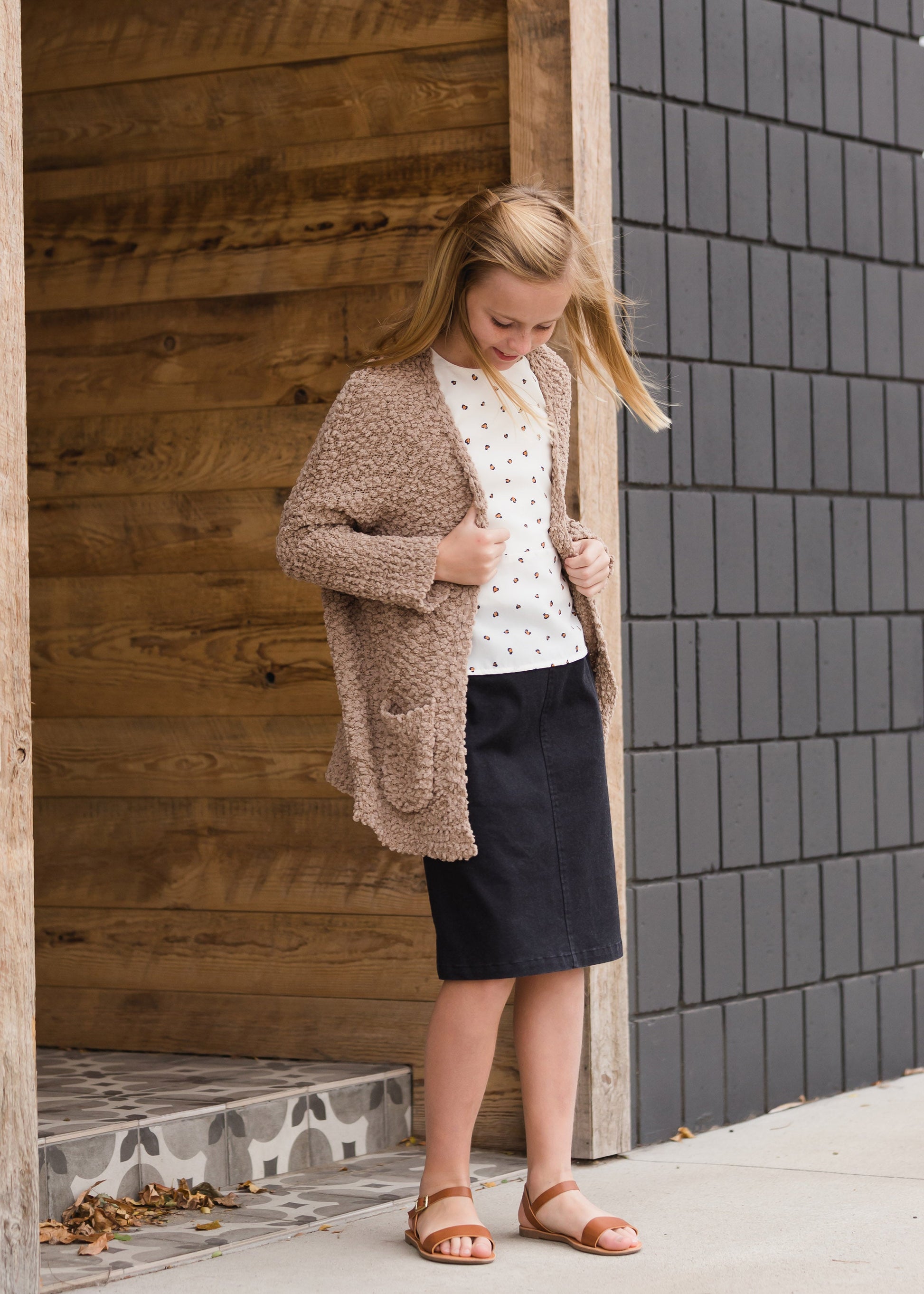 Popcorn Knit Dolman Cardigan - FINAL SALE Layering Essentials