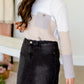 Popcorn Waffle Knit Long Sleeve Top - FINAL SALE Tops