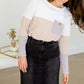 Popcorn Waffle Knit Long Sleeve Top - FINAL SALE Tops
