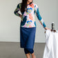 Poppy Long Sleeve Floral Rashguard Tops Inherit - Sheer Beautydent