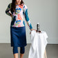 Poppy Long Sleeve Floral Rashguard Tops Inherit - Sheer Beautydent