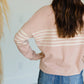 Premium Pink Petal Striped Top - FINAL SALE Tops