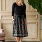 Printed Floral Block Midi Dress - FINAL SALE Dresses