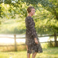 Printed Ruffle Midi Dress Dresses Grade & Gather