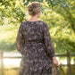 Printed Ruffle Midi Dress Dresses Grade & Gather