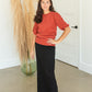 Puff Short Sleeve Sweater Top Tops Polagram + BaeVely
