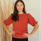 Puff Short Sleeve Sweater Top Tops Polagram + BaeVely