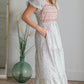 Puff Sleeve Embroidered Square Neck Midi Dress Dresses Polagram & BaeVely