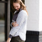 Pullover Asymmetrical Snap Sherpa Sweater - FINAL SALE Tops