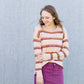 Pullover Striped Cozy Sweater - FINAL SALE Tops