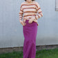 Pullover Striped Cozy Sweater - FINAL SALE Tops