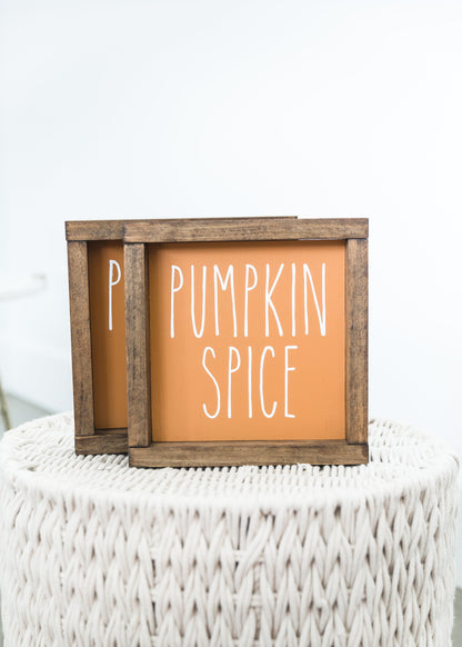 Pumpkin Spice Wooden Sign - FINAL SALE Home & Lifestyle
