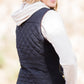 Quilted Contrast Puffer Vest - FINAL SALE Tops