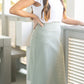 Quinn Sea Foam Knit Midi Skirt Skirts