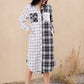 Rae Button Up Plaid Dress Dresses