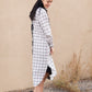 Rae Button Up Plaid Dress Dresses