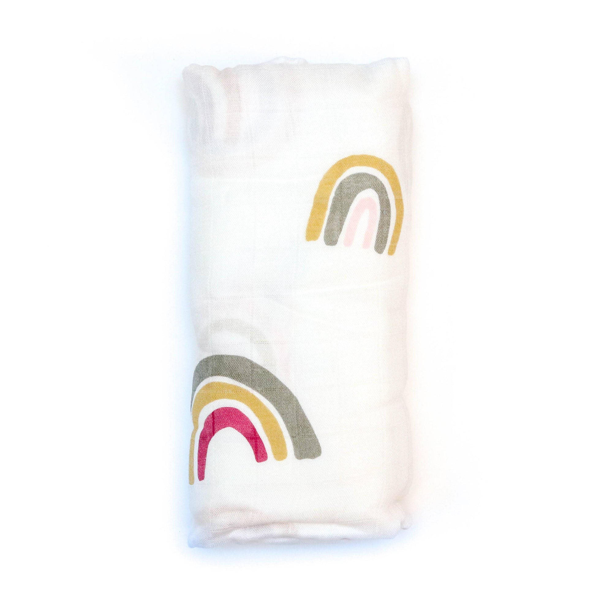 Rainbow Muslin Baby Swaddle Accessories