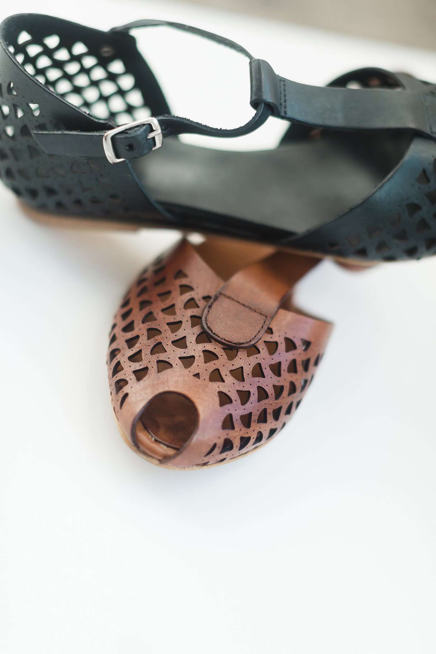 Ramona Leather Peep Toe - FINAL SALE Shoes