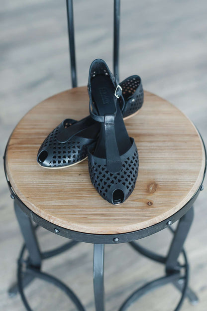 Ramona Leather Peep Toe - FINAL SALE Shoes