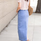 Randi Light Wash Long Denim Skirt - FINAL SALE Skirts
