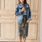 Raw Hem Denim Jean Jacket Layering Essentials