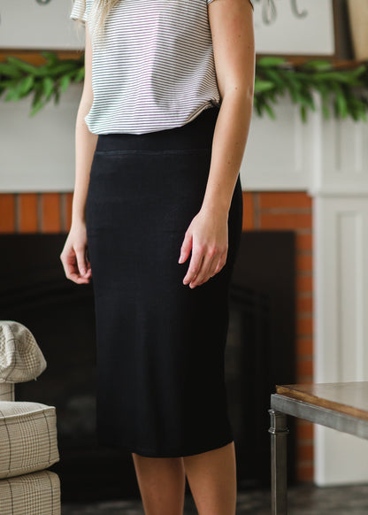 Rebecca Black Knit Midi Skirt - FINAL SALE Skirts