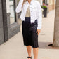 Rebecca Black Knit Midi Skirt Skirts
