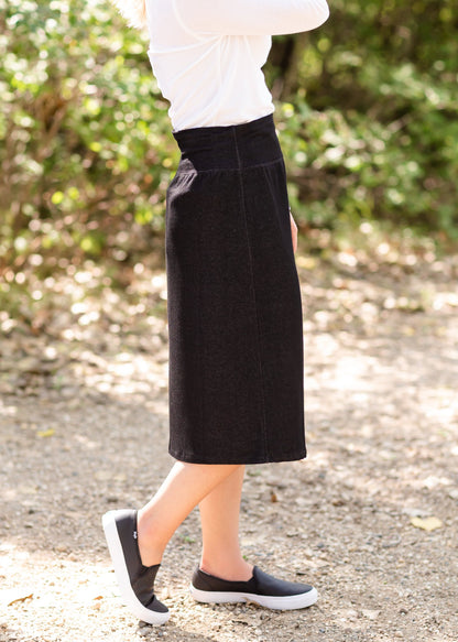 Rebecca Black Knit Midi Skirt Skirts Inherit Co.
