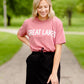 Red Great Lakes T-Shirt Tops