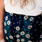 navy, yellow, and blue modest pencil midi skirts