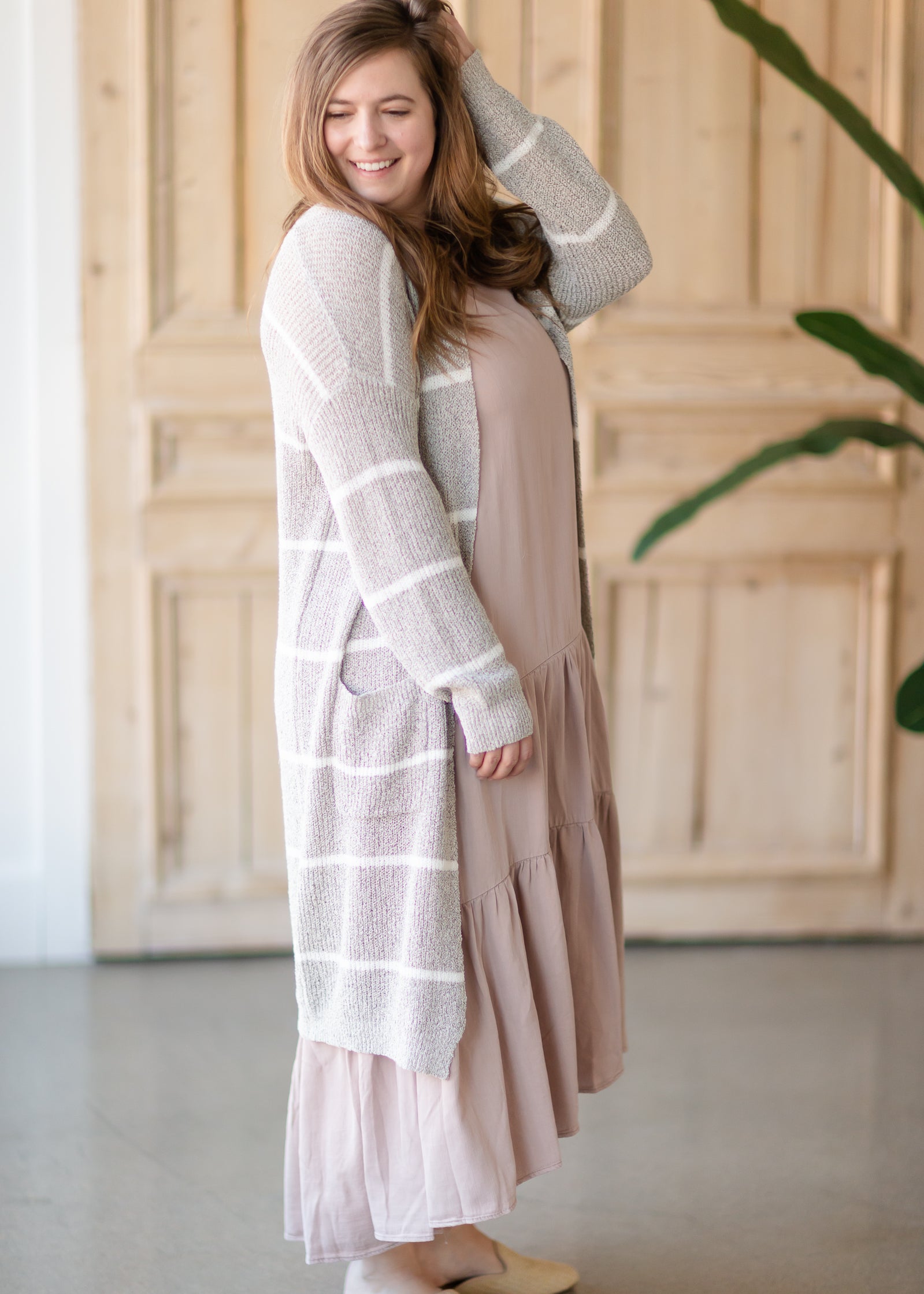 REDIRECTED Ruffle Detailed Tiered Midi Dress Dresses