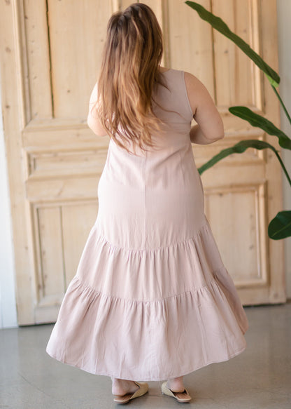 REDIRECTED Ruffle Detailed Tiered Midi Dress Dresses