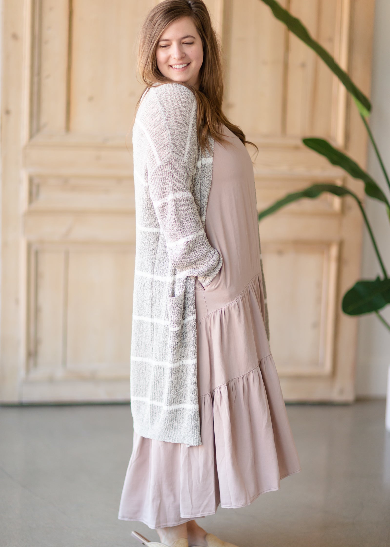 REDIRECTED Ruffle Detailed Tiered Midi Dress Dresses