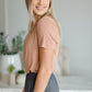 Relaxed Fit Scoop Neck Top- FINAL SALE Tops