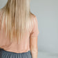 Relaxed Fit Scoop Neck Top- FINAL SALE Tops