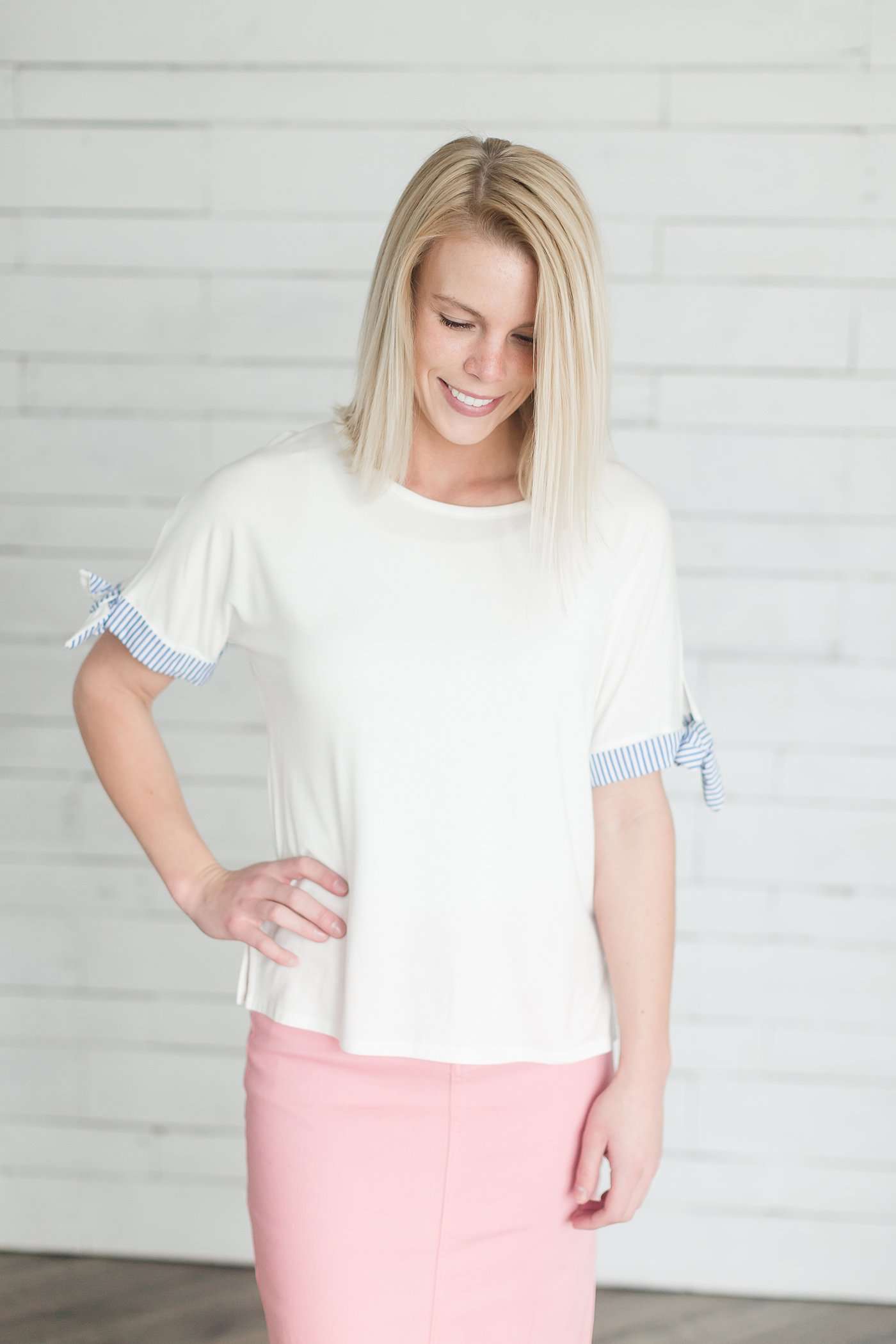 Relaxed Picnic Tee-FINAL SALE Tops