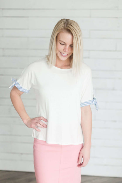 Relaxed Picnic Tee-FINAL SALE Tops